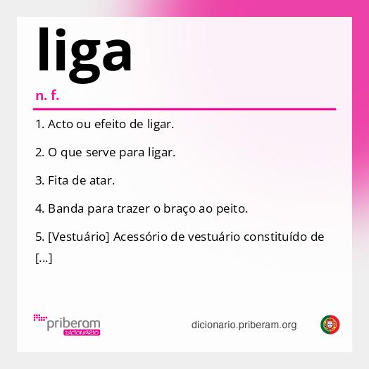 Significado de liga